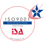 ISA Registrar ISO9001 Certified badge
